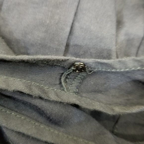 Eileen Fisher S Navy Blue Sleeveless Dress Hi Low - Picture 8 of 8